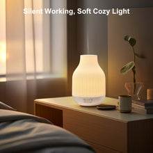 Load image into Gallery viewer, SOICARE Elegant Ceramic Diffuser for Essential Oils with Solid Wood Base,Stone Aromatherapy Essential Oil Diffusers for Home Office Room Decor Gift (180ML)