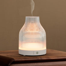 Load image into Gallery viewer, SOICARE Elegant Glass Reservoir Essential Oil Diffuser 200ML, One Button Control Glass Diffuser with Rainbow Colors for Home Office Bedroom Gift
